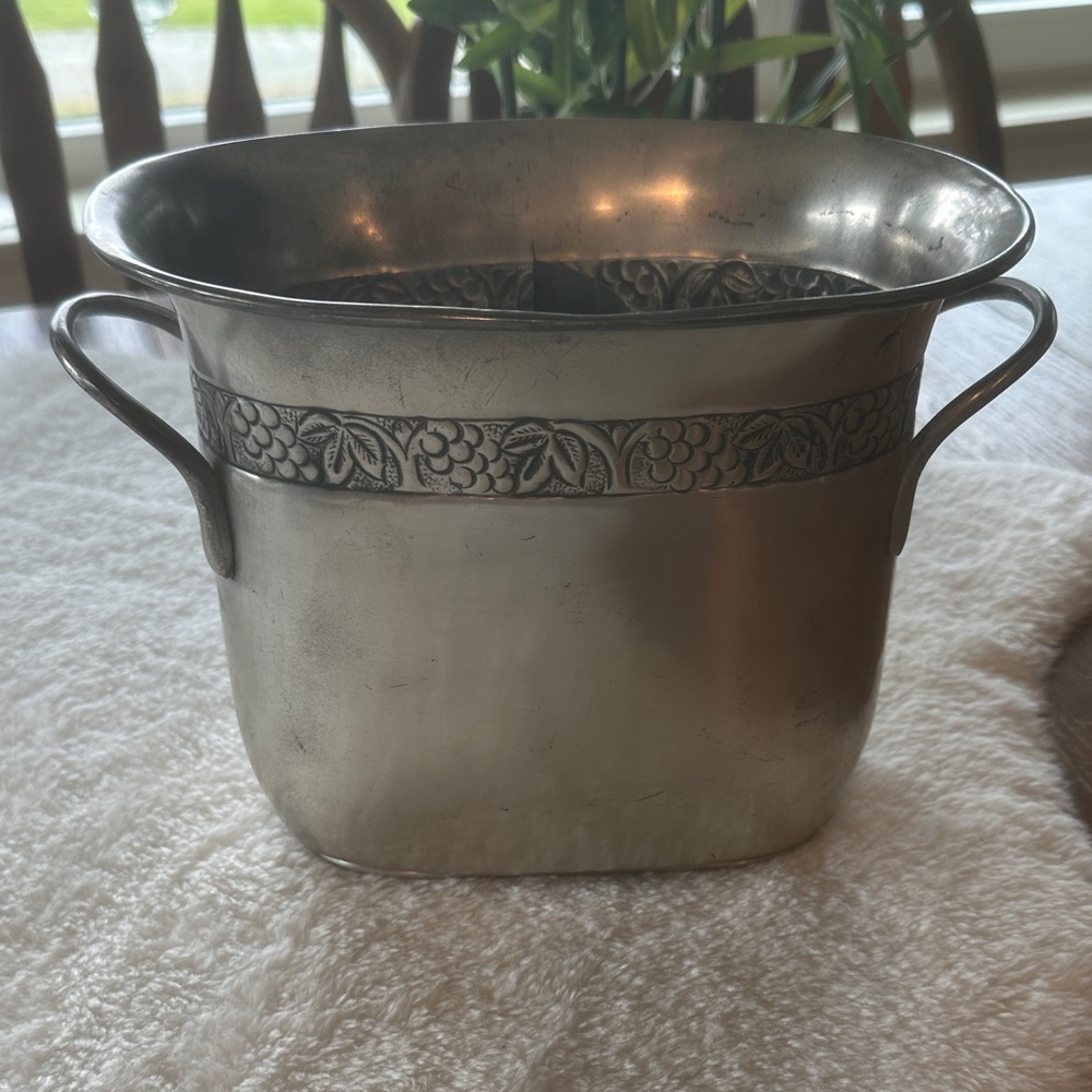 Pottery barn grapevine wine ice bucket
